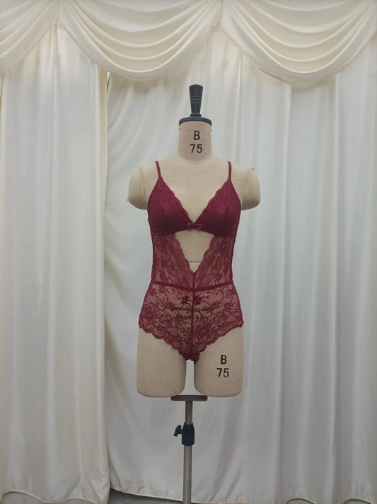 Babydoll Lingerie - Cutout Lace