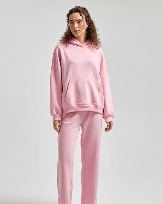 Fleece Tracksuit -Comfy Day - Pink