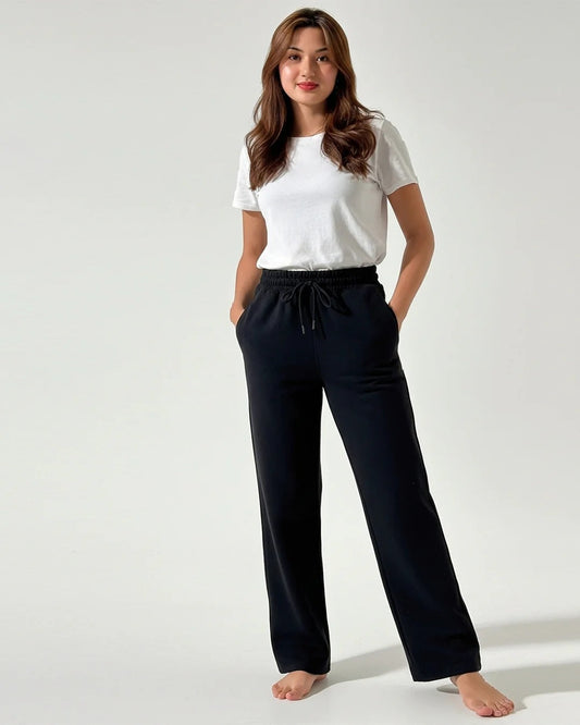 Fleece Trouser -Everyday Fit - Black